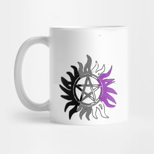 Asexual Pride Flag Anti-Possession Symbol Mug